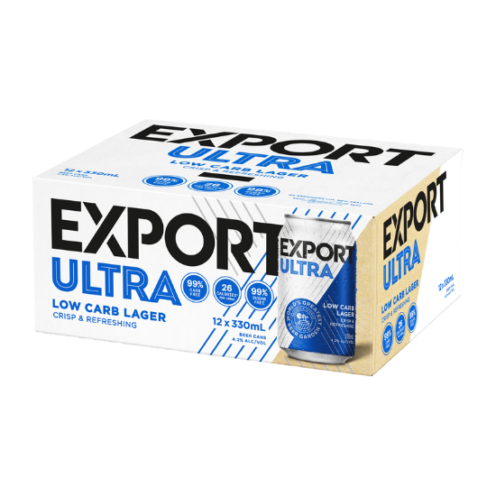 Picture of Export Ultra Low Carb Lager Cans 12x330ml