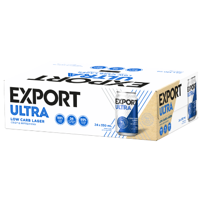 Picture of Export Ultra Low Carb Lager Cans 24x330ml