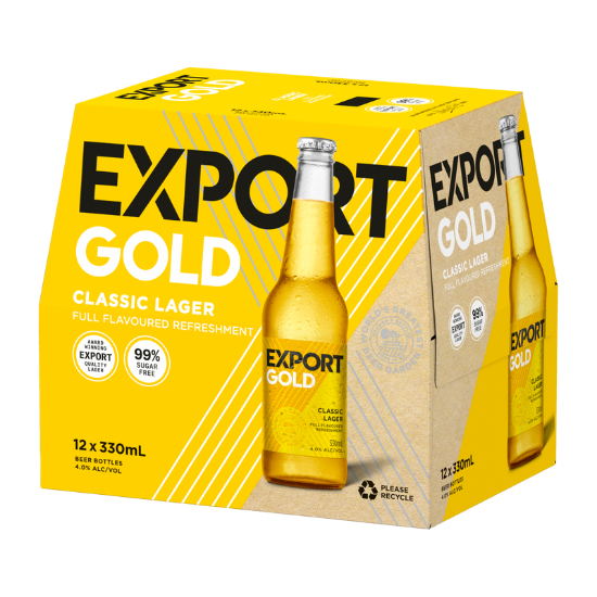 Picture of Export Gold Bottles 12x330ml