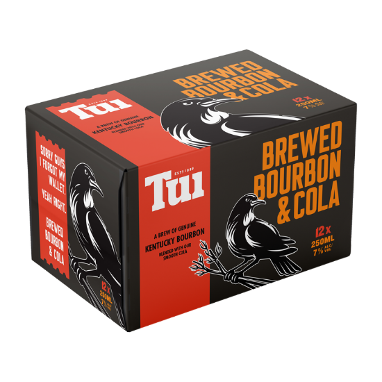 Picture of Tui Bourbon & Cola 7% Cans 12x250ml