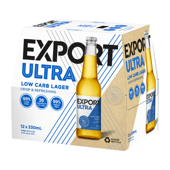 Picture of Export Ultra Low Carb Lager Bottles 12x330ml