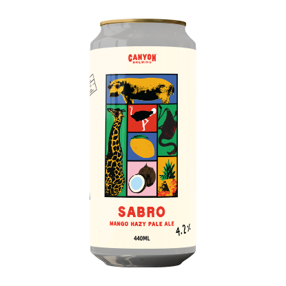 Picture of Canyon Brewing Sabro Mango Hazy Pale Ale Can 440ml