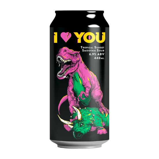 Picture of Double Vision I Love You Tropical Sunset Smoothie Sour Can 440ml