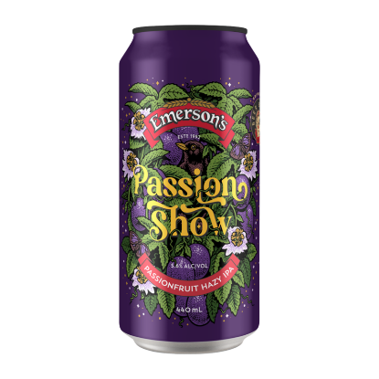 Picture of Emerson's Passion Show Passionfruit Hazy IPA Can 440ml