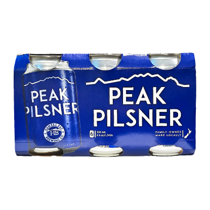 Picture of Hawke's Bay Brewing Co. Peak Pilsner Cans 6x330ml