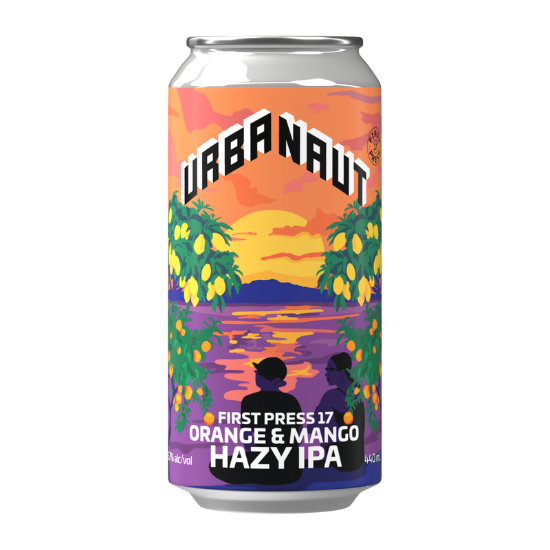 Picture of Urbanaut First Press 17 Orange & Mango Hazy IPA Can 440ml