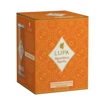 Picture of Lupa Aperitivo Spritz Alcohol Free Cans 4x250ml