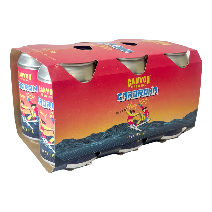 Picture of Canyon Brewing Cardrona Hazy '80s Hazy IPA Cans 6x330ml