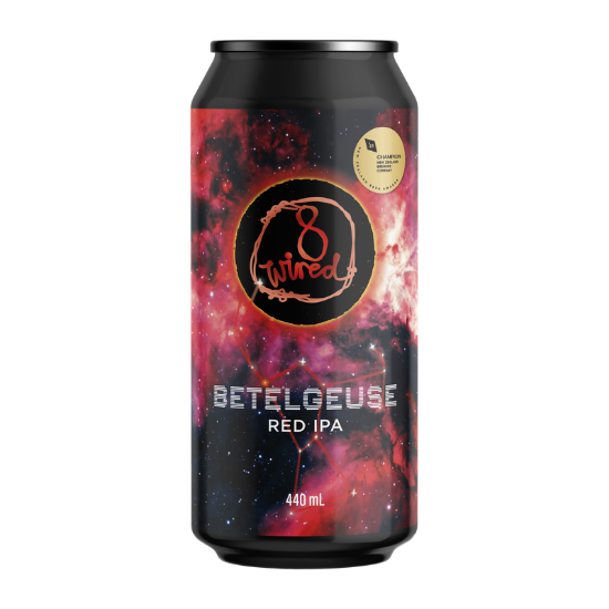 Picture of 8 Wired Betelgeuse Red IPA Can 440ml