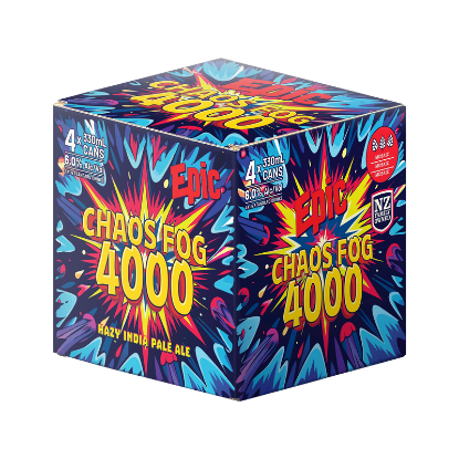 Picture of Epic Chaos Fog 4000 Hazy IPA Cans 4x330ml