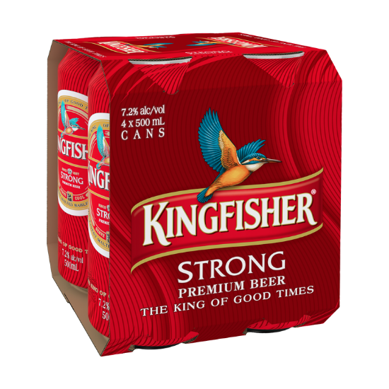 Picture of Kingfisher Strong Cans 4x500ml