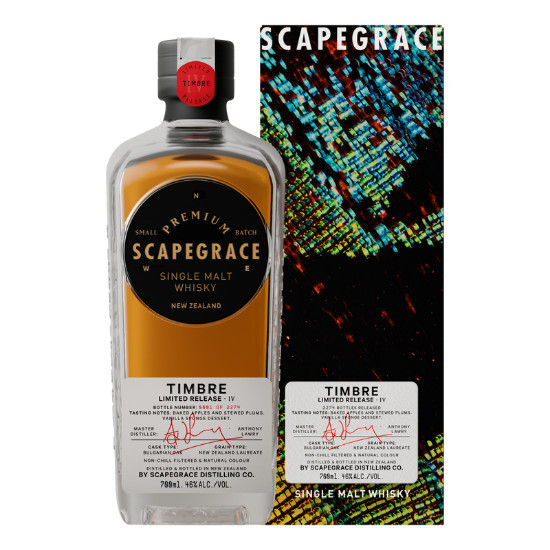 Picture of Scapegrace Timbre Limited Release IV Single Malt 700ml