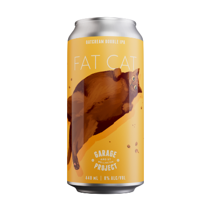 Picture of Garage Project Fat Cat Oatcream Double IPA Can 440ml