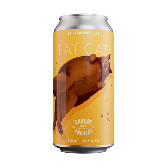 Picture of Garage Project Fat Cat Oatcream Double IPA Can 440ml