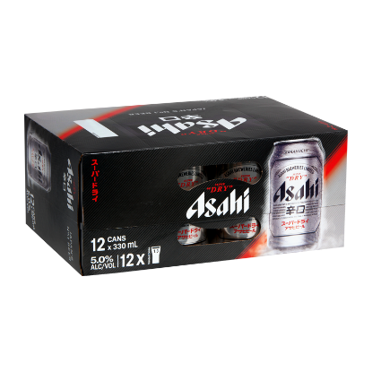 Picture of Asahi Super Dry Cans 12x330ml