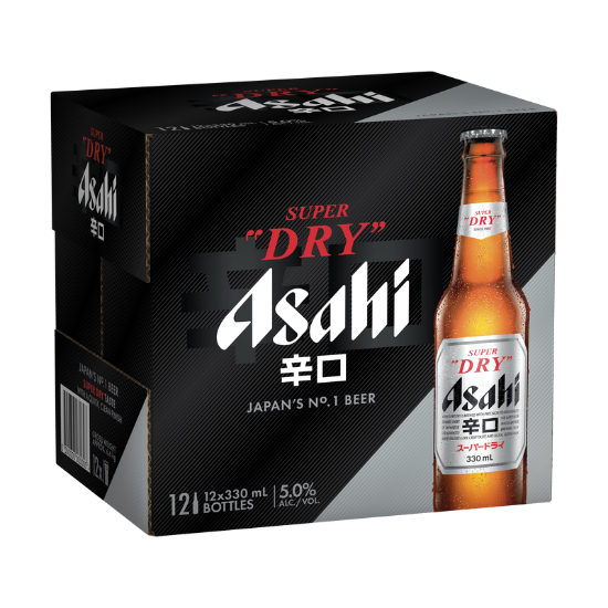 Picture of Asahi Super Dry Bottles 12x330ml