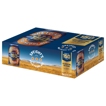 Picture of Speight's Cheers to 150 Years Gold Medal Ale Cans 24x330ml