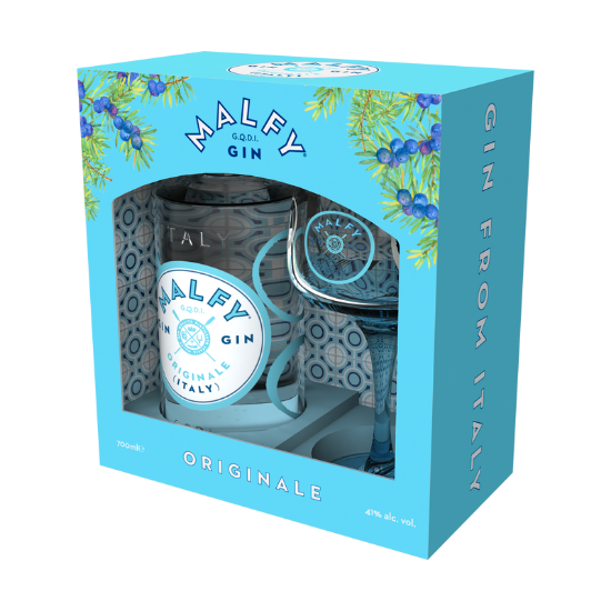 Picture of Malfy Originale Gin & Copa Glass Gift Pack 700ml