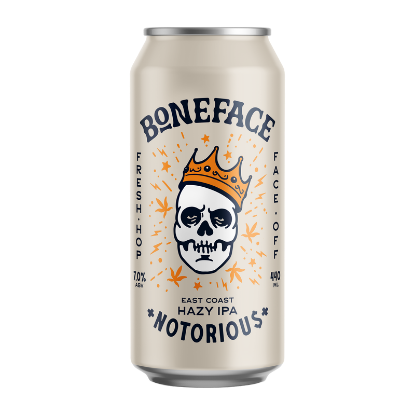 Picture of Boneface Notorious East Coast Hazy IPA Can 440ml