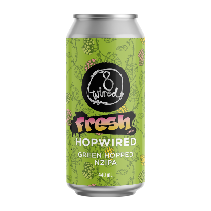 Picture of 8 Wired Fresh 2026 Hopwired Green Hopped NZIPA Can 440ml