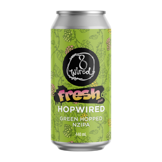 Picture of 8 Wired Fresh 2026 Hopwired Green Hopped NZIPA Can 440ml