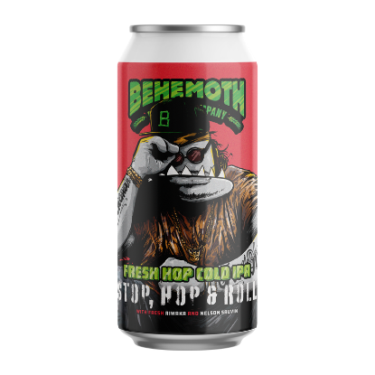 Picture of Behemoth Stop Hop & Roll FH Cold IPA Can 440ml