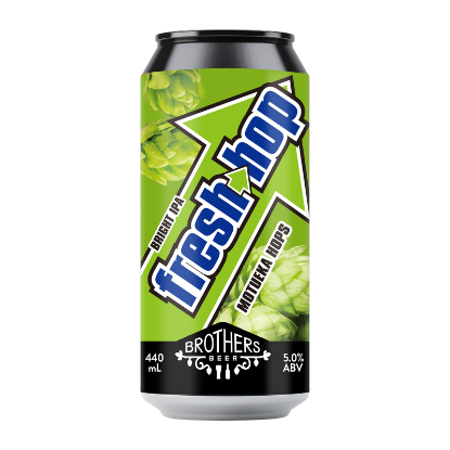 Picture of Brothers Beer Fresh Hop Bright IPA Motueka Hops Can 440ml