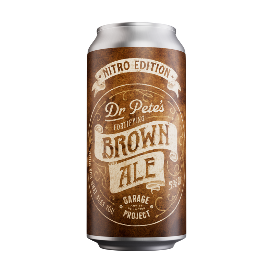 Picture of Garage Project Dr Petes Fortifying Brown Ale Nitro Edition Can 440ml