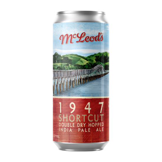Picture of McLeod's 1947 Shortcut Double Dry Hopped IPA Can 440ml