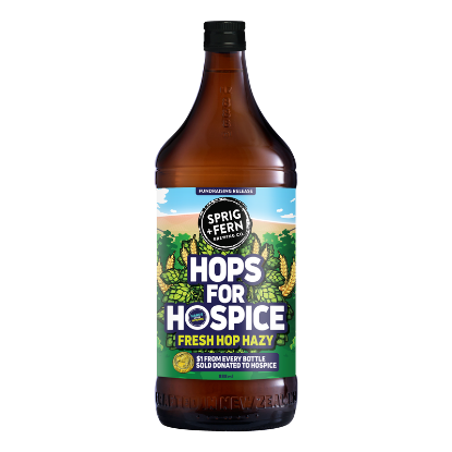 Picture of Sprig & Fern Hops for Hospice Fresh Hop Hazy Bottle 888ml