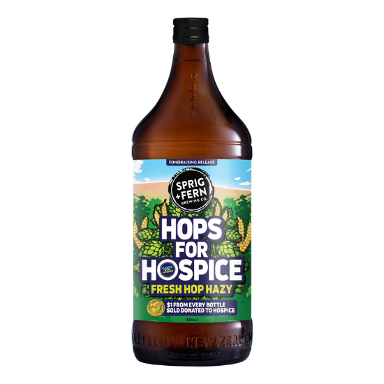 Picture of Sprig & Fern Hops for Hospice Fresh Hop Hazy Bottle 888ml