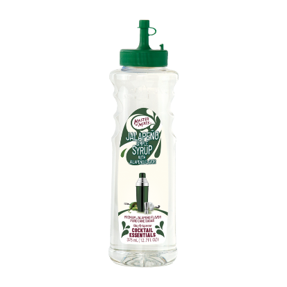 Picture of Master of Mixes Cocktail Essentials Jalapeño Simple Syrup Bottle 375ml