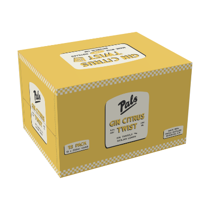 Picture of Pals Gin Citrus Twist Tangelo & Sicilian Lemon 5.8% Cans 12x250ml