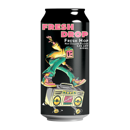 Picture of Double Vision Fresh Drop Fresh Hop NZ Pilsner Can 440ml