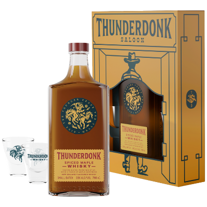 Picture of Thunderdonk Spiced Maple & 2 Shot Glasses Gift Pack 700ml