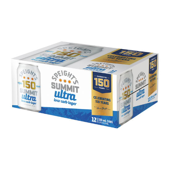 Picture of Speight's Summit Ultra Low Carb Lager Cans 12x330ml