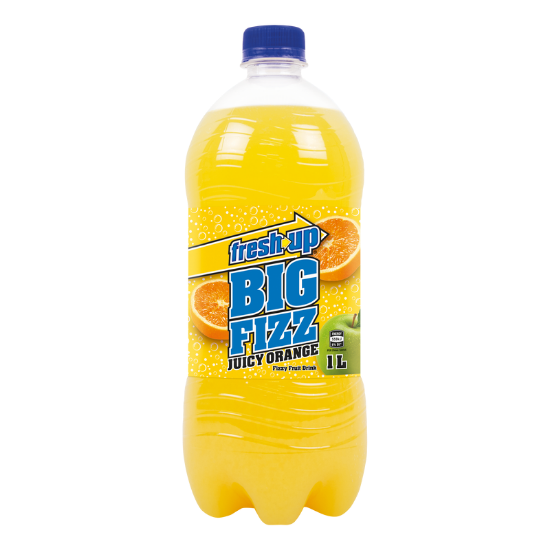 Picture of Fresh Up Big Fizz Juicy Orange PET Bottle 1 Litre