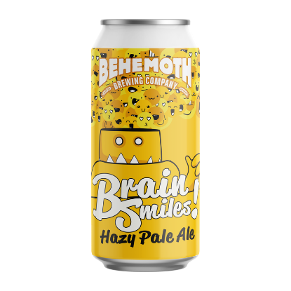 Picture of Behemoth Brain Smiles! Hazy Pale Ale Can 440ml