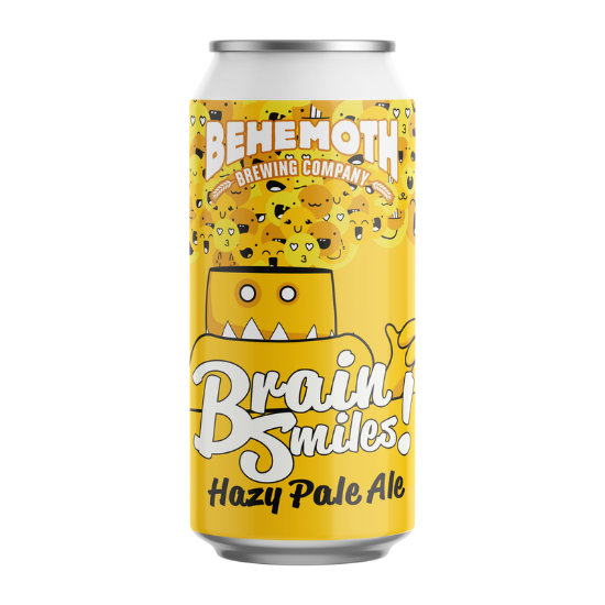 Picture of Behemoth Brain Smiles! Hazy Pale Ale Can 440ml