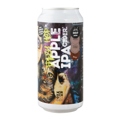 Picture of Morningcider Fresh Hopped Apple IPA Cider Can 440ml