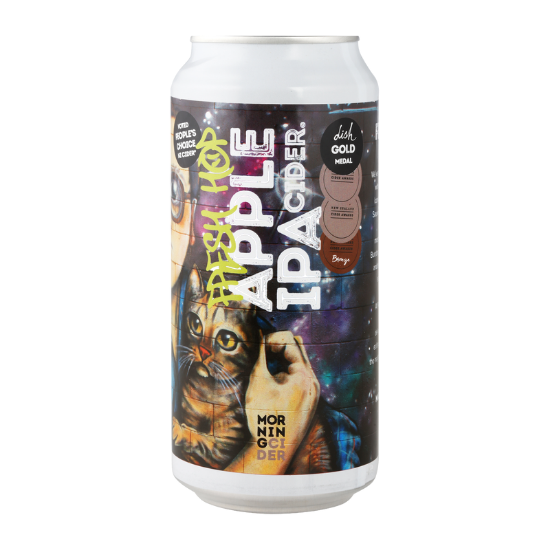 Picture of Morningcider Fresh Hopped Apple IPA Cider Can 440ml
