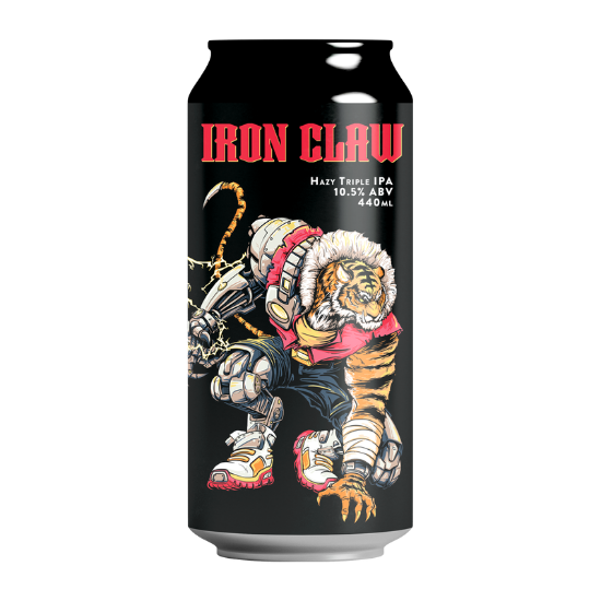 Picture of Double Vision Iron Claw Hazy Triple IPA Can 440ml