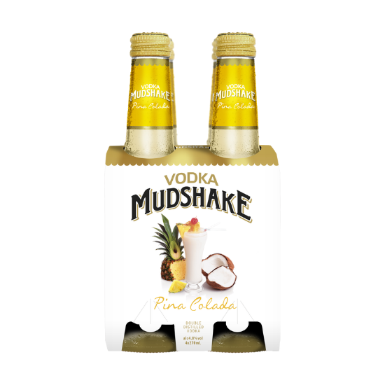 Picture of Mudshake Pina Colada 4% Bottles 4x270ml