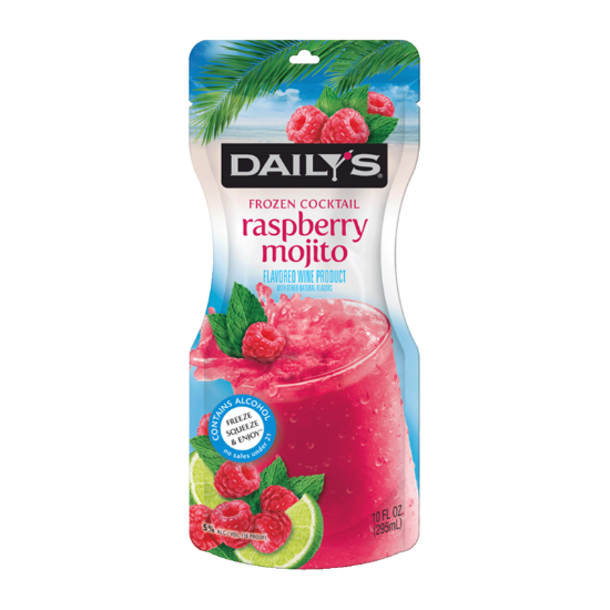 Picture of Daily's Frozen Cocktail Raspberry Mojito 5% Pouch 295ml