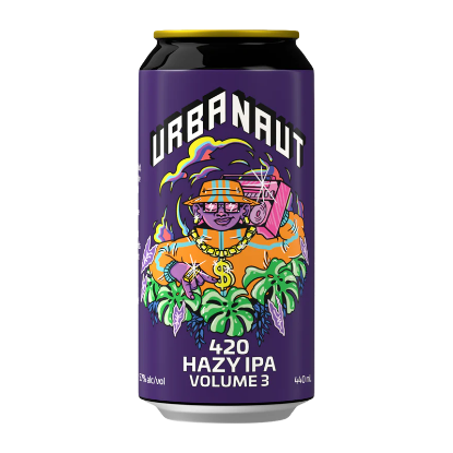 Picture of Urbanaut 420 Hazy IPA Volume 3 Can 440ml