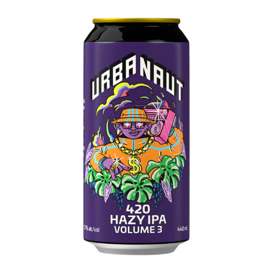 Picture of Urbanaut 420 Hazy IPA Volume 3 Can 440ml