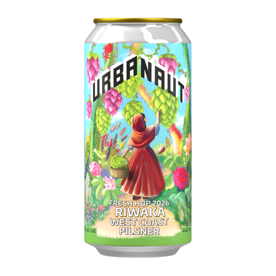 Picture of Urbanaut Fresh Hop 2026 Riwaka West Coast Pilsner Can 440ml