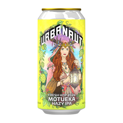 Picture of Urbanaut Fresh Hop 2026 Motueka Hazy IPA Can 440ml