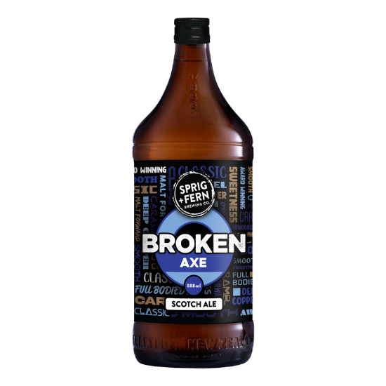 Picture of Sprig & Fern Broken Axe Scotch Ale Bottle 888ml