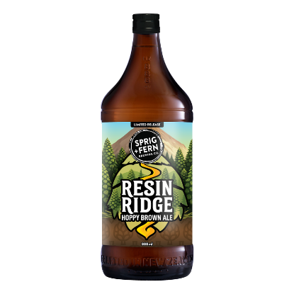 Picture of Sprig & Fern Resin Ridge Hoppy Brown Ale Bottle 888ml